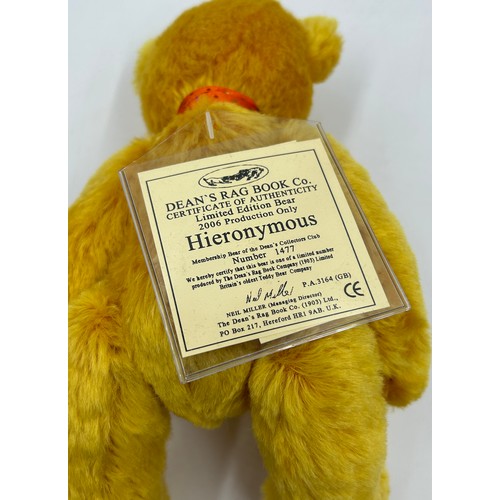 1070 - A Collection of Dean's Rag Book Bears to include '2004 Gold Member Bear' boxed, 'Herbert' No.923, 'H... 