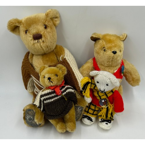 1072 - An Assortment of Bears to include 4 x Hermann Original, Disney, Grey Plush, Barb Butcher, 3 x Big So... 