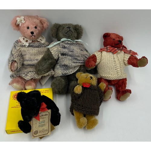 1072 - An Assortment of Bears to include 4 x Hermann Original, Disney, Grey Plush, Barb Butcher, 3 x Big So... 