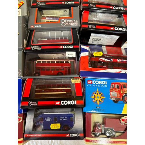 1114 - A large quantity of Corgi Diecast vehicles to include Classic Commercials 97187, 97192, 97230, 97800... 