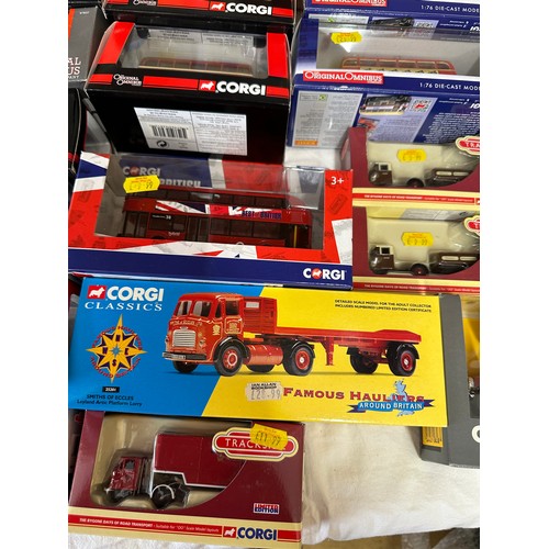 1114 - A large quantity of Corgi Diecast vehicles to include Classic Commercials 97187, 97192, 97230, 97800... 