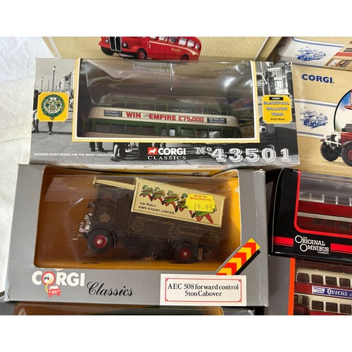 1114 - A large quantity of Corgi Diecast vehicles to include Classic Commercials 97187, 97192, 97230, 97800... 