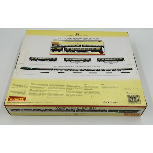 1122 - A boxed Hornby Railways 00 gauge 'The Golden Arrow' R2369 Train Pack, BR 4-6-2 Battle of Britain Cla... 