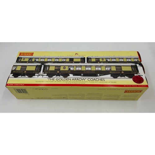 1122 - A boxed Hornby Railways 00 gauge 'The Golden Arrow' R2369 Train Pack, BR 4-6-2 Battle of Britain Cla... 