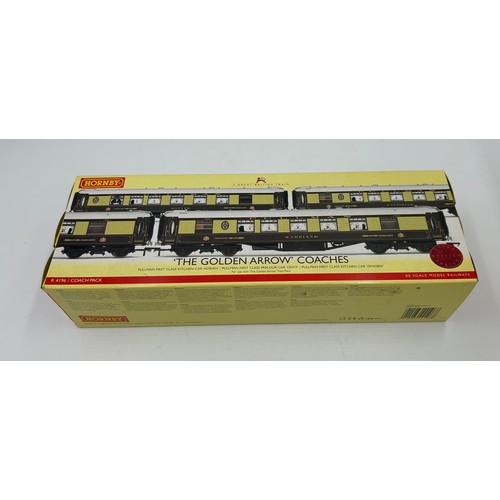 1122 - A boxed Hornby Railways 00 gauge 'The Golden Arrow' R2369 Train Pack, BR 4-6-2 Battle of Britain Cla... 