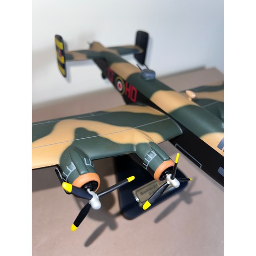 1111 - A Bravo Delta 1/72 070 Handley Page Halifax Wooden Aircraft Model.