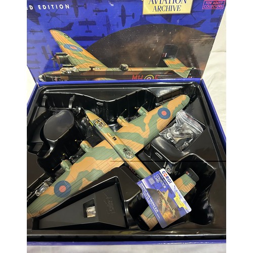 1134 - A boxed Corgi Aviation Archive AA37209 Handley Paid Halifax B.III military model aircraft, limited e... 