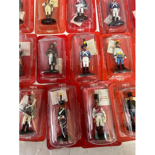 1136 - A large collection of boxed Del Prado figurines to include Austrian, Italian, Spanish, Russian, Port... 