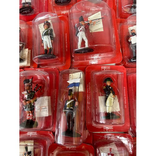 1142 - A large collection of boxed Del Prado figurines to include British & French. (63)