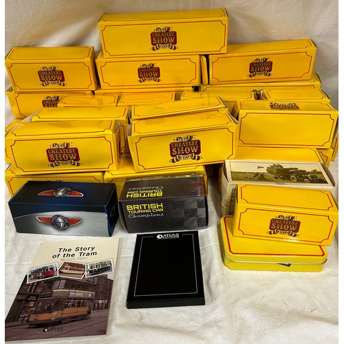 1146 - A collection of boxed Atlas Editions The Greatest Show On Earth diecast vehicles together with Atlas... 