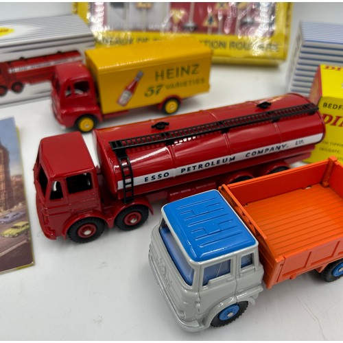 1148 - Dinky Atlas Editions to include 920 Guy Van 'Heinz', 943 Leyland Octopus Tanker Esso, 435 Bedford TK... 