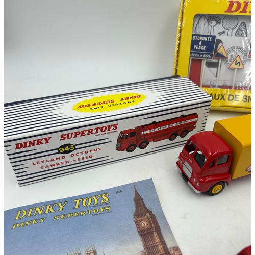 1148 - Dinky Atlas Editions to include 920 Guy Van 'Heinz', 943 Leyland Octopus Tanker Esso, 435 Bedford TK... 