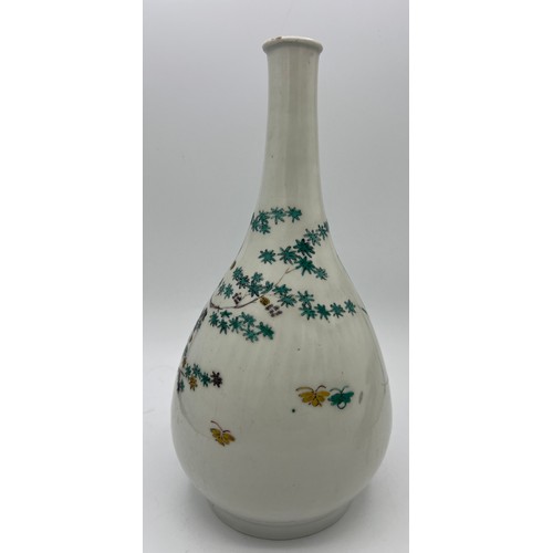 939 - A Chinese polychrome porcelain bottle vase. 29cm h.