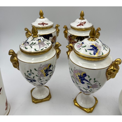 234 - A collection of 20thC ceramics to include Coalport vases, Punch jugs and Royal Doulton figures Buzfu... 