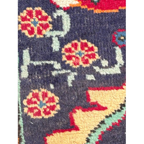 1223 - A contemporary Mashad hand knotted carpet from Persia/Iran. Wool pie and cotton warp. Approx. 280 x ... 