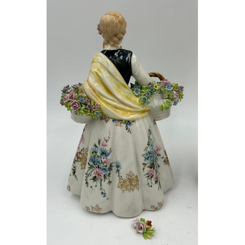 230 - A selection of 20th century European porcelain to include 16 figurines tallest 26cm h, 2 x birds 12c... 