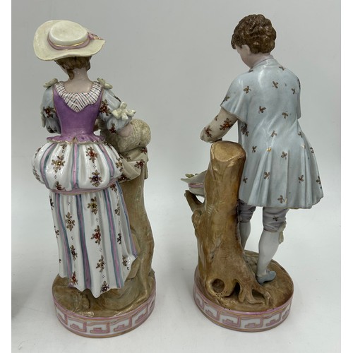 230 - A selection of 20th century European porcelain to include 16 figurines tallest 26cm h, 2 x birds 12c... 