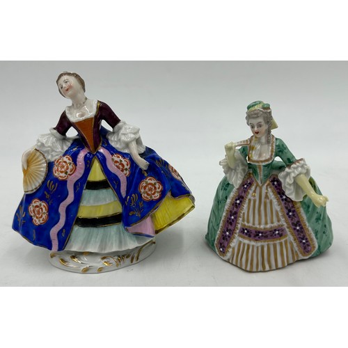 230 - A selection of 20th century European porcelain to include 16 figurines tallest 26cm h, 2 x birds 12c... 