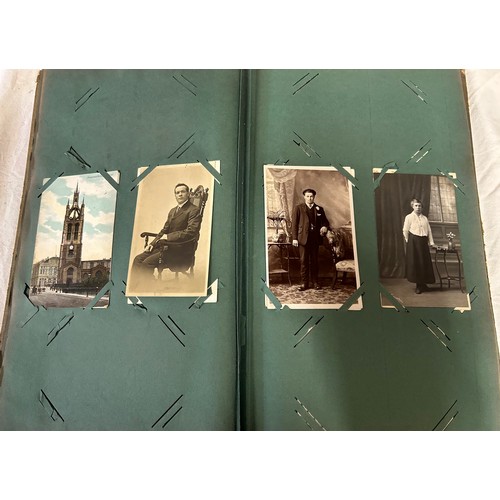 390 - A collection of six Edwardian Postcard Albums to include used/unused cards covering the UK, Yorkshir... 