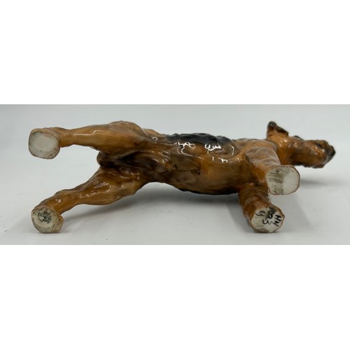 222 - Beswick - a black Labrador, a Spaniel 'CH Horseshoe Primula' 13cm h, and a matt Spaniel, a Black fac... 