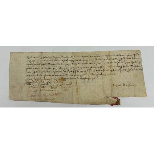 1289 - An 18thC indenture/conveyance, dated 1789 between  Reverend Christopher Johnson and John Carlisle to... 