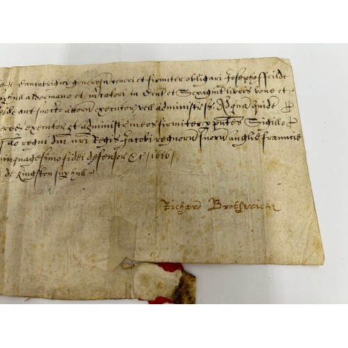 1289 - An 18thC indenture/conveyance, dated 1789 between  Reverend Christopher Johnson and John Carlisle to... 