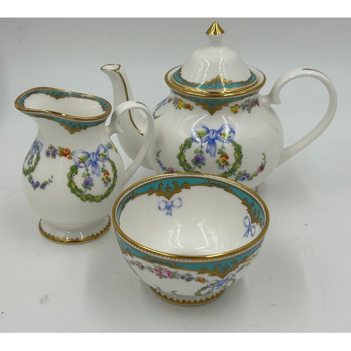 217 - The Royal Collection Trust Fine Bone China part service,  the design taken from a Minton dessert sta... 