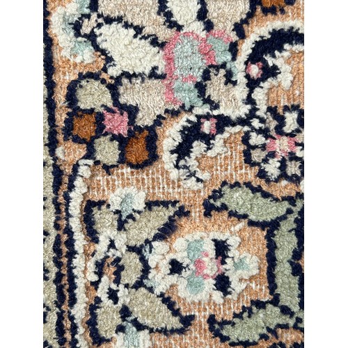 1220 - Two Kashmir silk rugs. Both approx. 160 x 92cm.