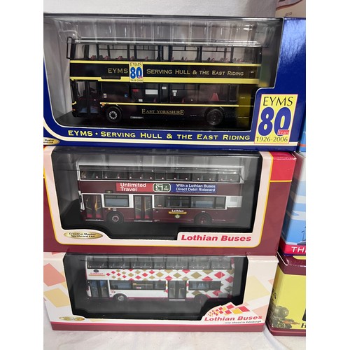 1196 - Boxed Creative Master models to include: UKBUS 1037 Lothian Buses, UKBUS 4001 Lothian Buses, UKBUS 0... 