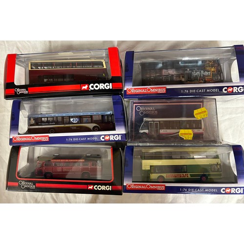 1159 - Twenty Corgi Original Omnibus buses and coaches to include some of local interest Petuaria Express O... 