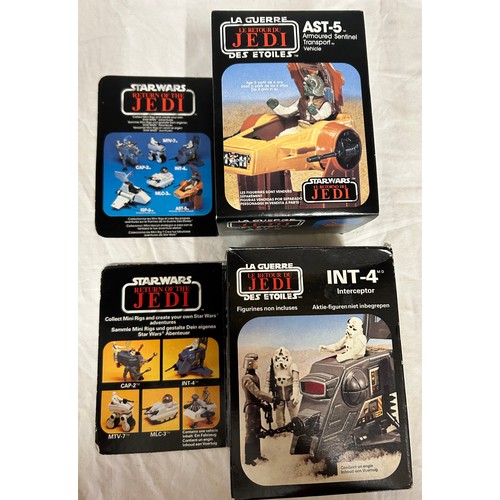 1166 - Star Wars : Boxed toys to include LFL/Meccano AST-5 Armoured Sentinel Transport, INT-4 Interceptor, ... 