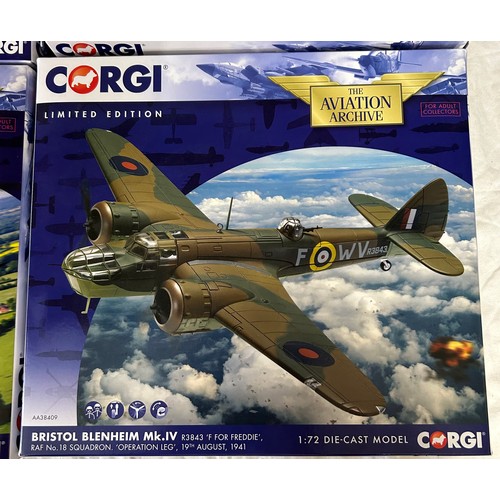 1167 - Four Corgi Limited Edition Aviation Archive to include   AA34215 Boeing Chinook HC.4 (510/1300), AA2... 