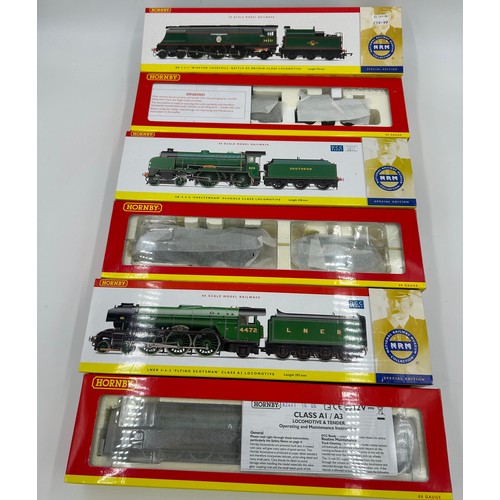 1172 - Hornby National Railway Museum Collection to include: R2441 NRM 4-6-2 Flying Scotsman '4472', R2827 ... 