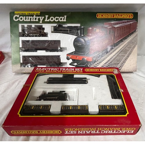 1201 - A Hornby R671 LMS Country Local Set comprising a LMS Maroon 0-6-0T no 17440, 2 x LMS Maroon Cleresto... 