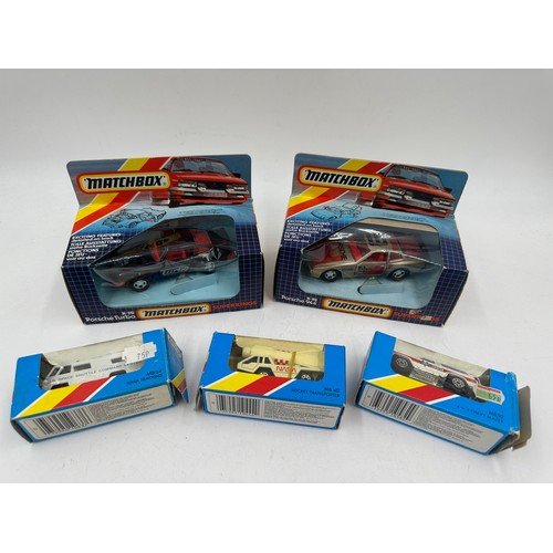 1175 - Matchbox items to include K-129 Mercedes Benz Power Launcher Transporter, K-102 Race Support Set, G1... 