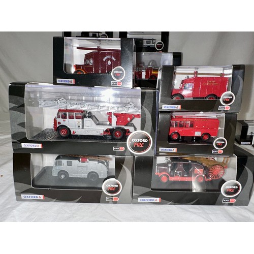 1178 - Oxford Military vehicles to include Teeside Fire Brigade, Thornycroft Nubian Duxford, AFS Bedford He... 