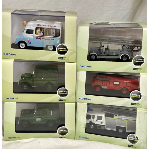 1179 - Oxford Commercials to include London Fire Brigade Leyland TLM Fire Engine, RAF Green Goddess, Newcas... 