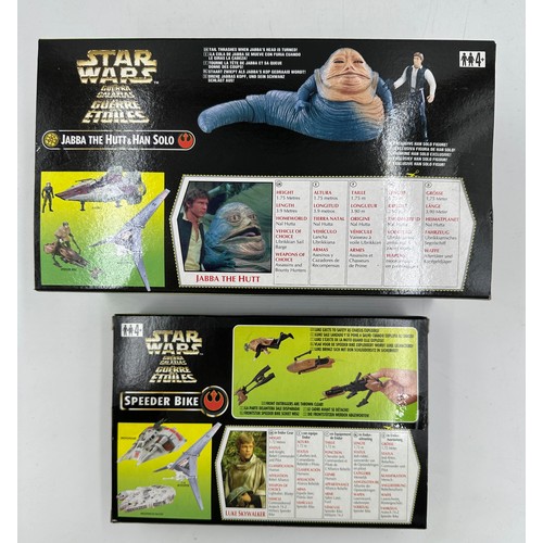 1181 - Star Wars - Kenner, 5 x boxed figures to include Dewback and Sandtrooper, Jabba The Hut & Han Solo, ... 