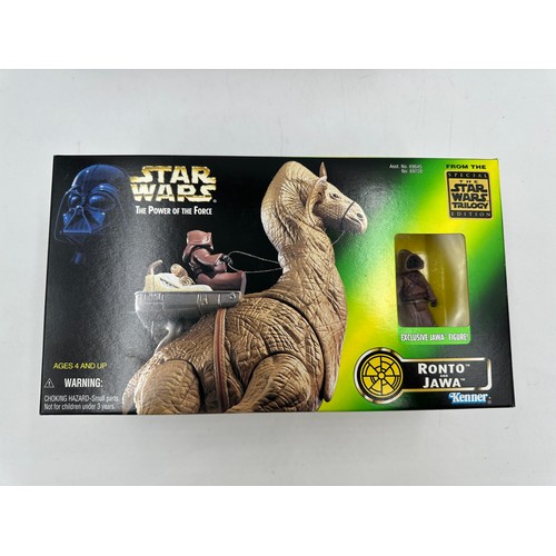 1181 - Star Wars - Kenner, 5 x boxed figures to include Dewback and Sandtrooper, Jabba The Hut & Han Solo, ... 