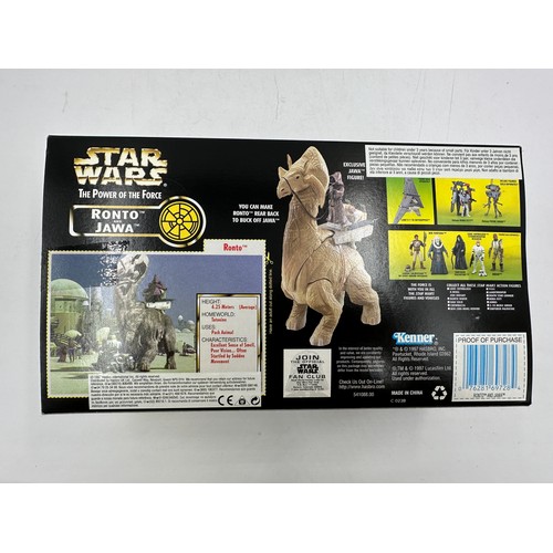 1181 - Star Wars - Kenner, 5 x boxed figures to include Dewback and Sandtrooper, Jabba The Hut & Han Solo, ... 