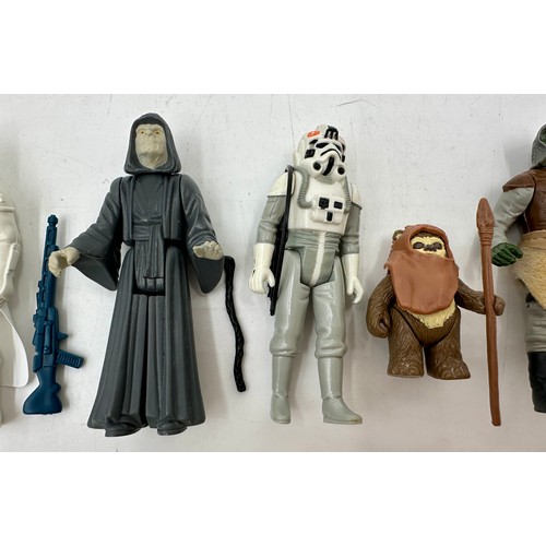 1182 - A group of L.F.L. Star Wars models to include Luke Skywalker X-Wing Pilot, Stormtrooper North Battle... 