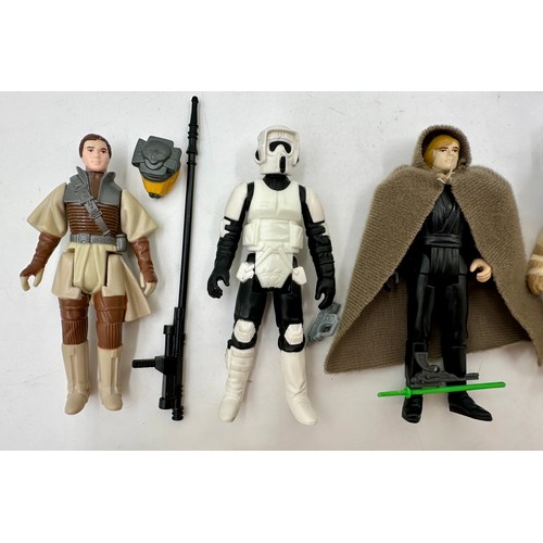 1182 - A group of L.F.L. Star Wars models to include Luke Skywalker X-Wing Pilot, Stormtrooper North Battle... 