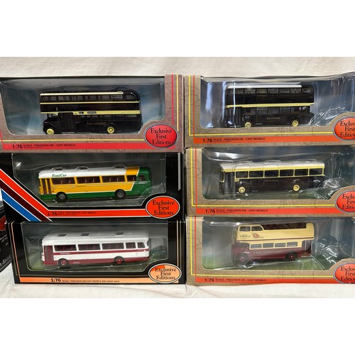 1188 - Gilbow Exclusive First Editions 1:76 scale x 22, various buses together with 2 Atlas Editions Great ... 