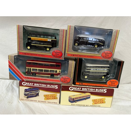 1188 - Gilbow Exclusive First Editions 1:76 scale x 22, various buses together with 2 Atlas Editions Great ... 