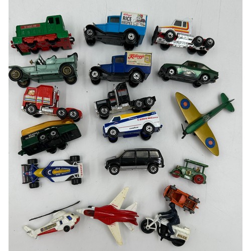 1193 - A collection of diecast toys to include mostly Matchbox Superfast also Lesney Corgi, Hot Wheels, Maj... 