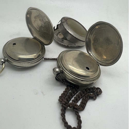 710 - Two pocket watches to include Swiss made within a field case, marked to case, made in Germany.