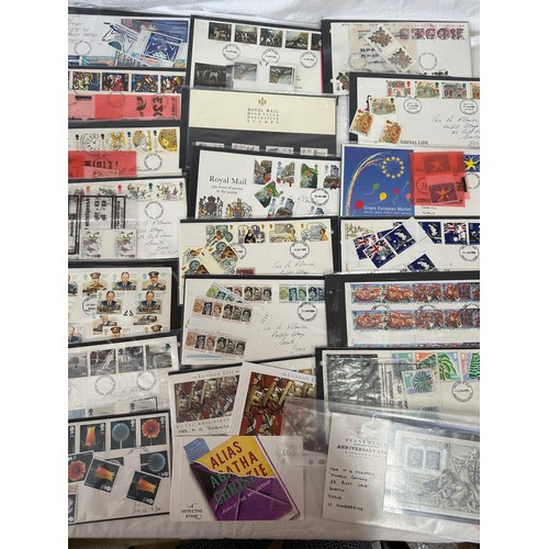 738 - GB Stamps to include pair of Senator GB albums, a large quantity of First Day Covers, Presentations ... 