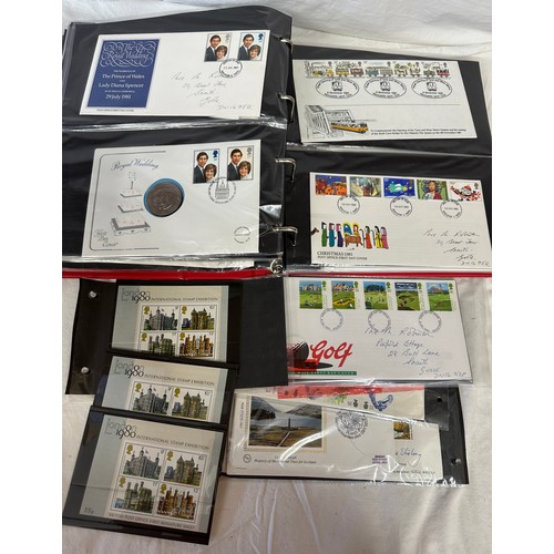 738 - GB Stamps to include pair of Senator GB albums, a large quantity of First Day Covers, Presentations ... 