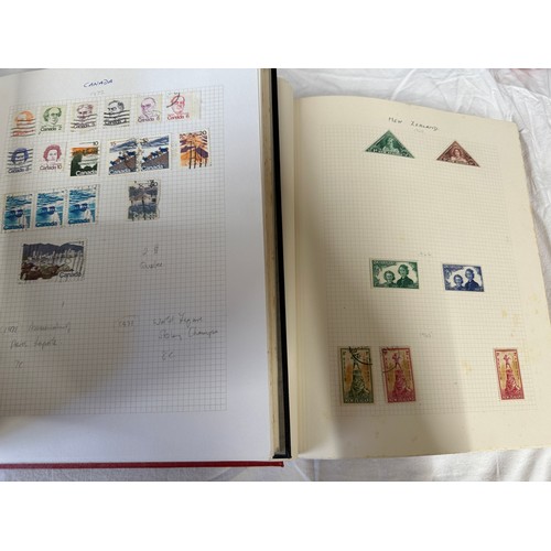 739 - World stamps in 4 x 'Senator' Stanley Gibbons albums plus more smaller albums and Stanley Gibbons Si... 