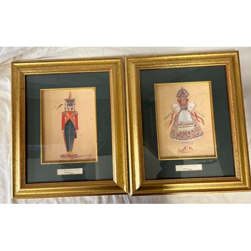 1374 - A full set of eight Limited Edition Prints 'The Original Designs of the Bolshoi Nutcracker, 1919' to... 